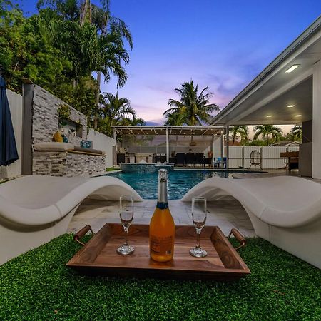 Miami Luxury House W Heated Pool & Jacuzziヴィラ エクステリア 写真