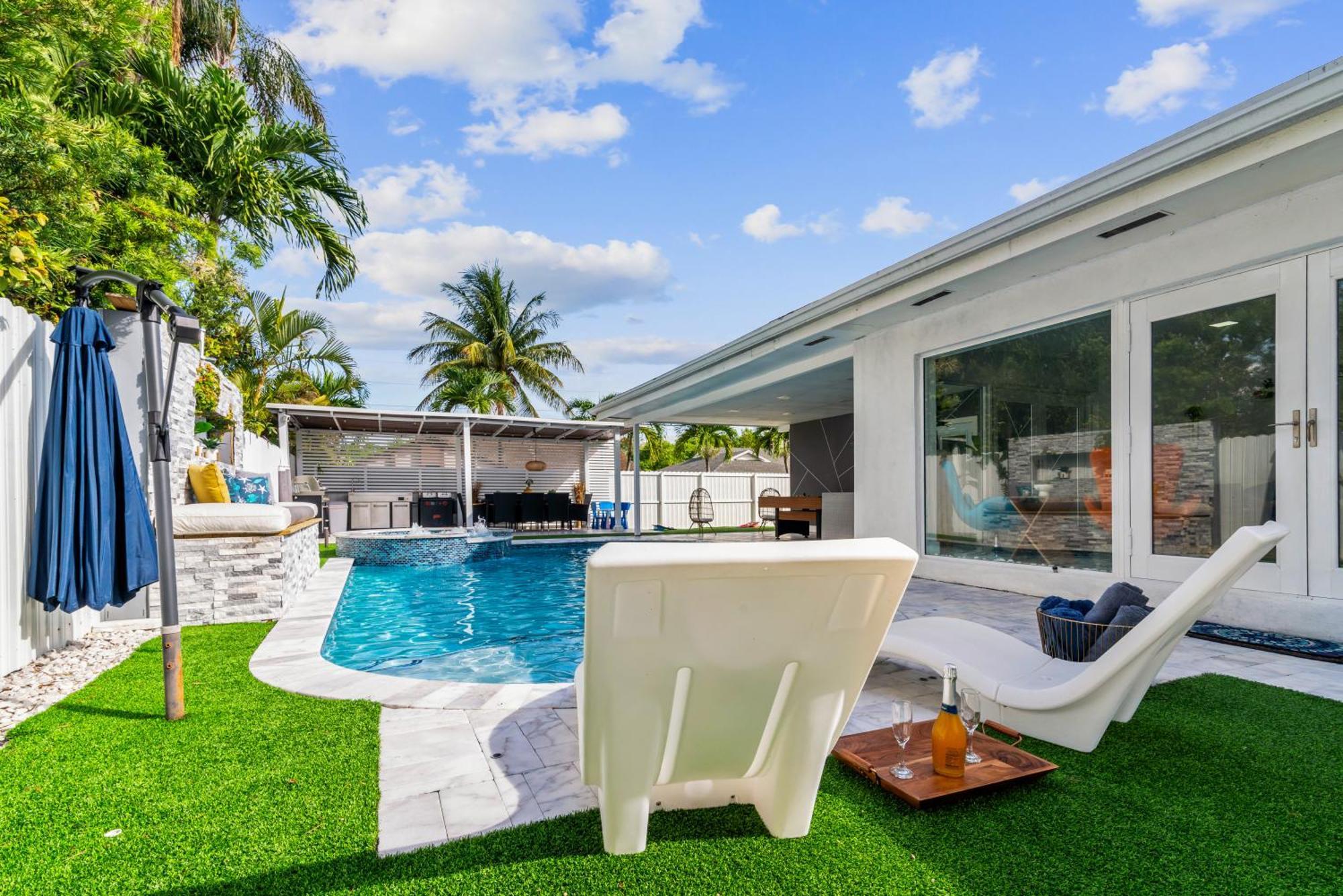 Miami Luxury House W Heated Pool & Jacuzziヴィラ エクステリア 写真