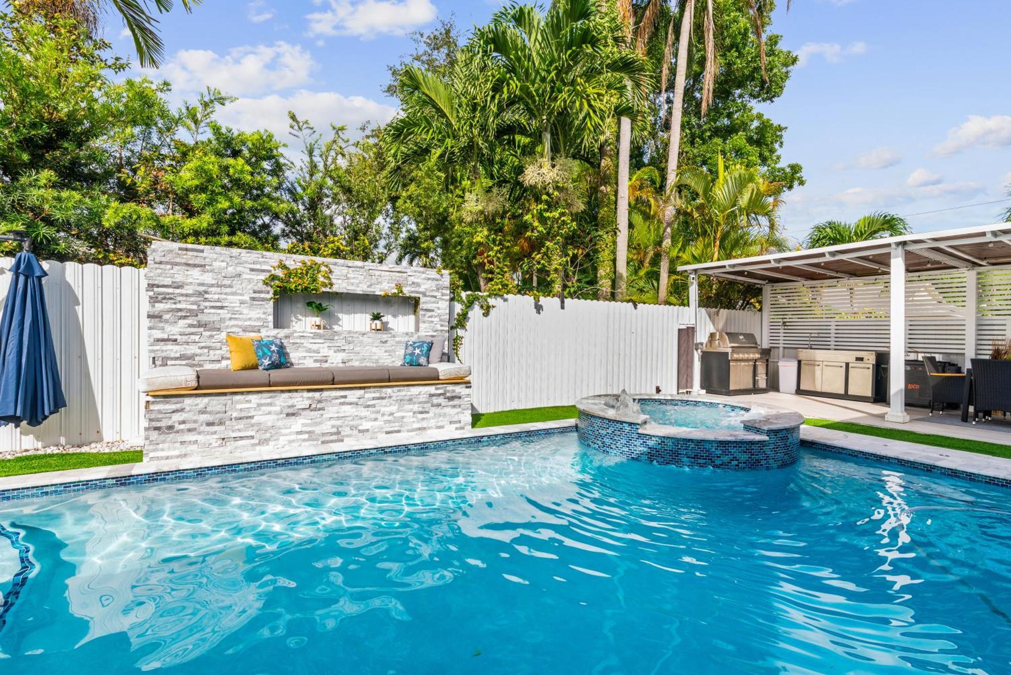 Miami Luxury House W Heated Pool & Jacuzziヴィラ エクステリア 写真