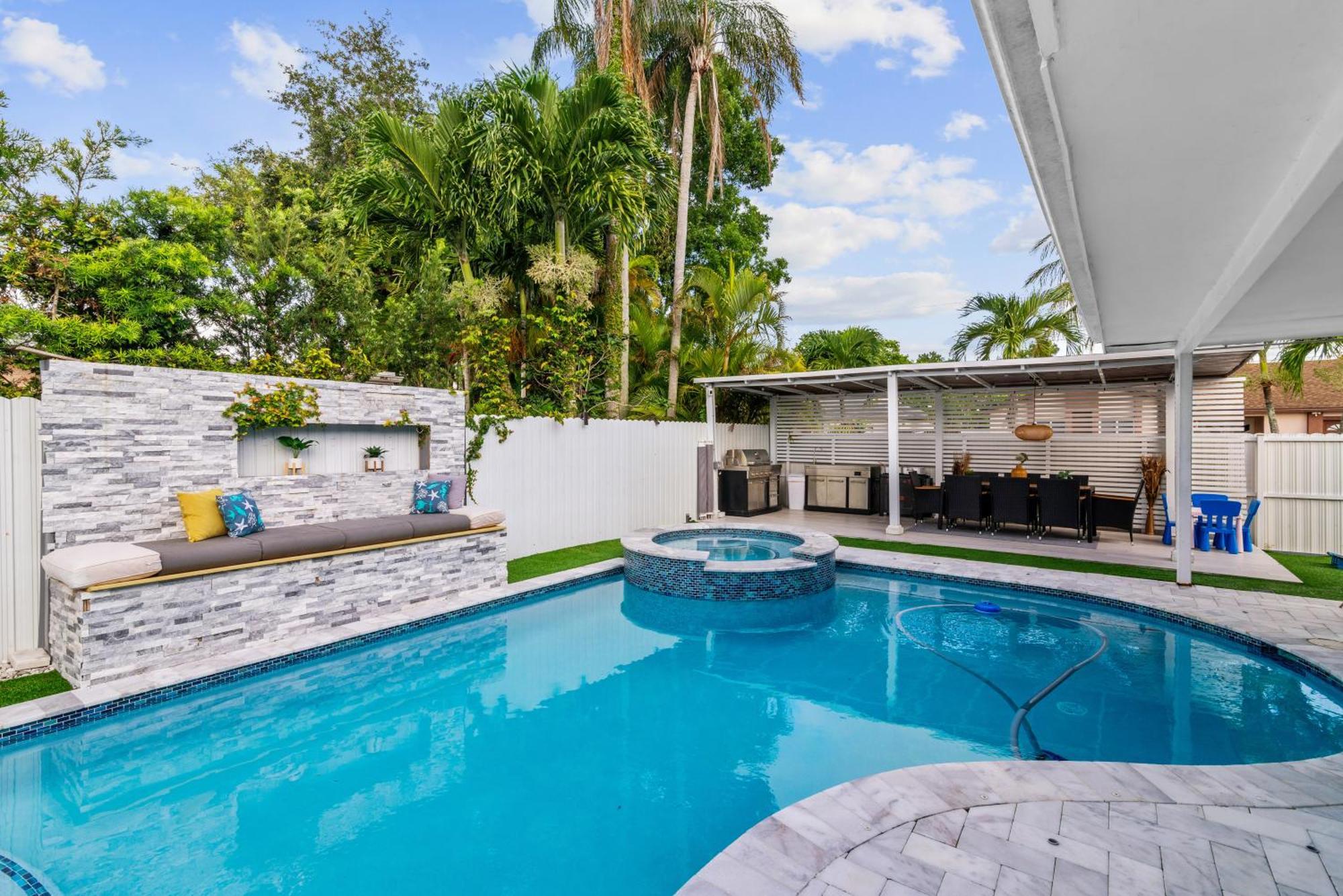 Miami Luxury House W Heated Pool & Jacuzziヴィラ エクステリア 写真